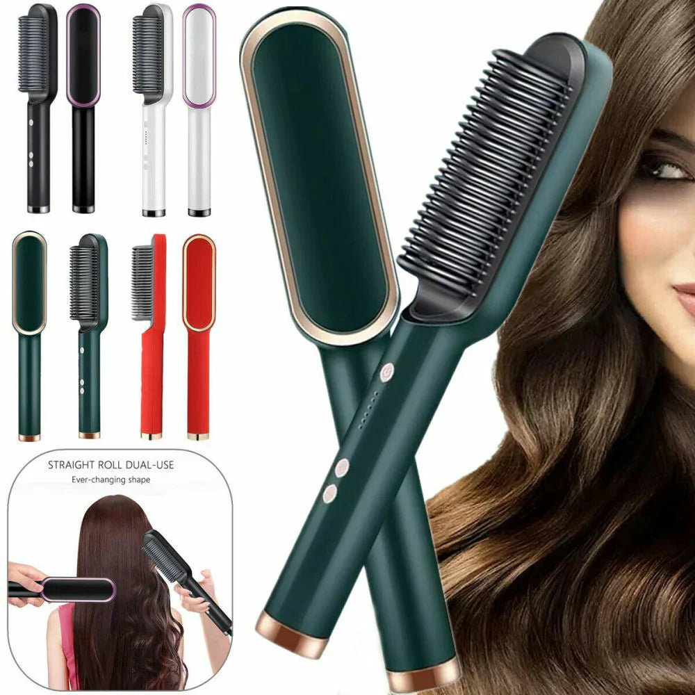 Electric Hair Straightener Brush
